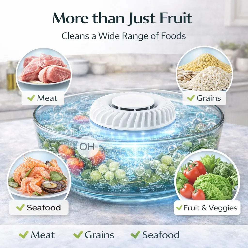 🥬 powerstep® Fruit & Vegetable Washer – Removes Pesticides & Bacteria, No Chemicals Needed