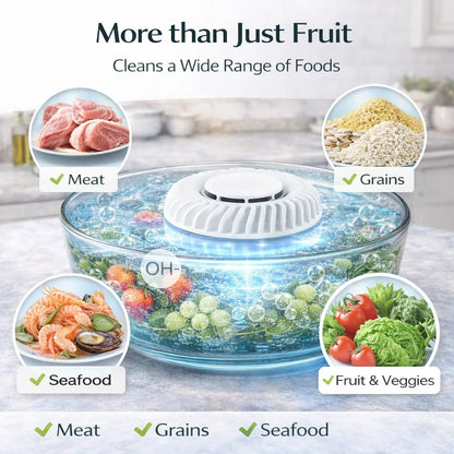🥬 powerstep® Fruit & Vegetable Washer – Removes Pesticides & Bacteria, No Chemicals Needed