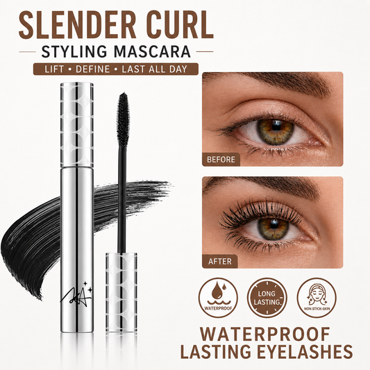 Powerstep™ Waterproof Lash Extension Effect Mascara – 24H Volume & Length