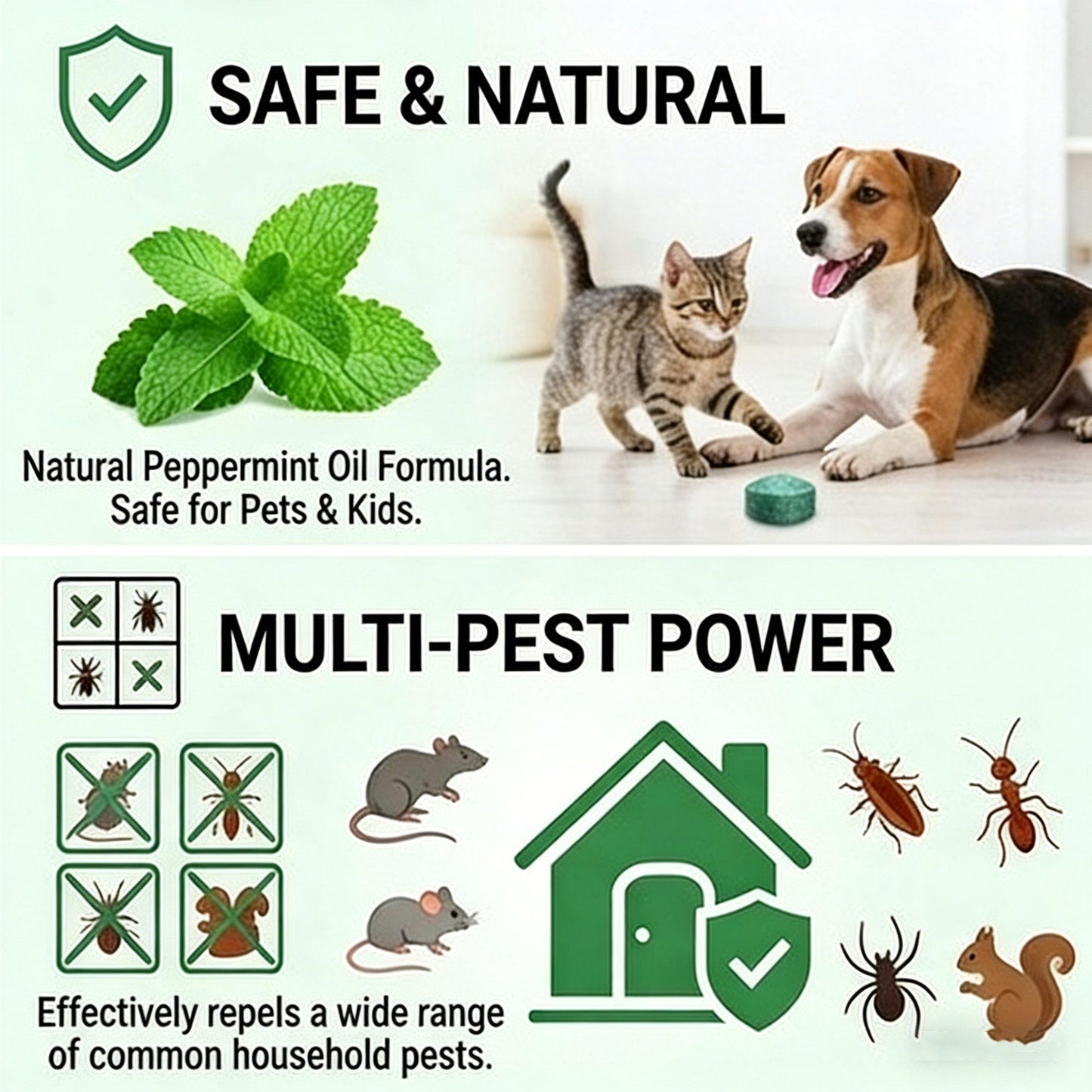 powerstep®  🚫🐀12- Pack Popular Natural Rodent Repellent Balls, Natural Pest Repellent🎁