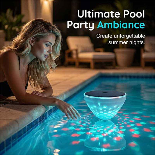 🐟✨ This Floating Light Turns Your Pool Into A Glowing Fish Show 💦🌙