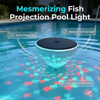 🐟✨ This Floating Light Turns Your Pool Into A Glowing Fish Show 💦🌙