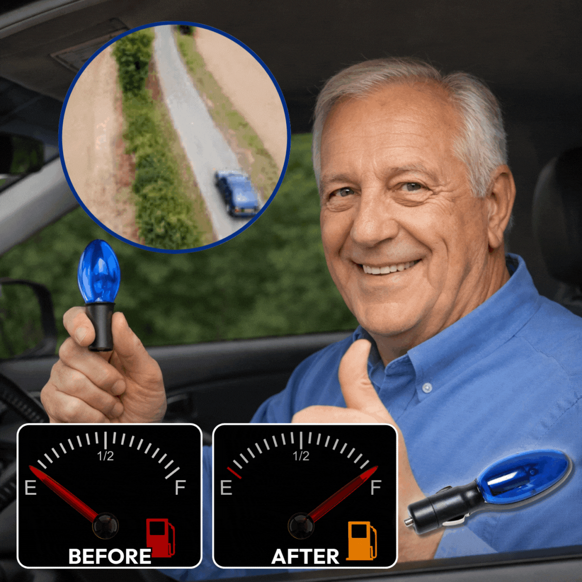 🚗powerstep® Saves 40% on fuel consumption. — Plug-and-Play Fuel Saver: Drive Further, Improve Fuel Efficiency