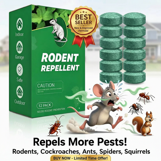 powerstep®  🚫🐀12- Pack Popular Natural Rodent Repellent Balls, Natural Pest Repellent🎁