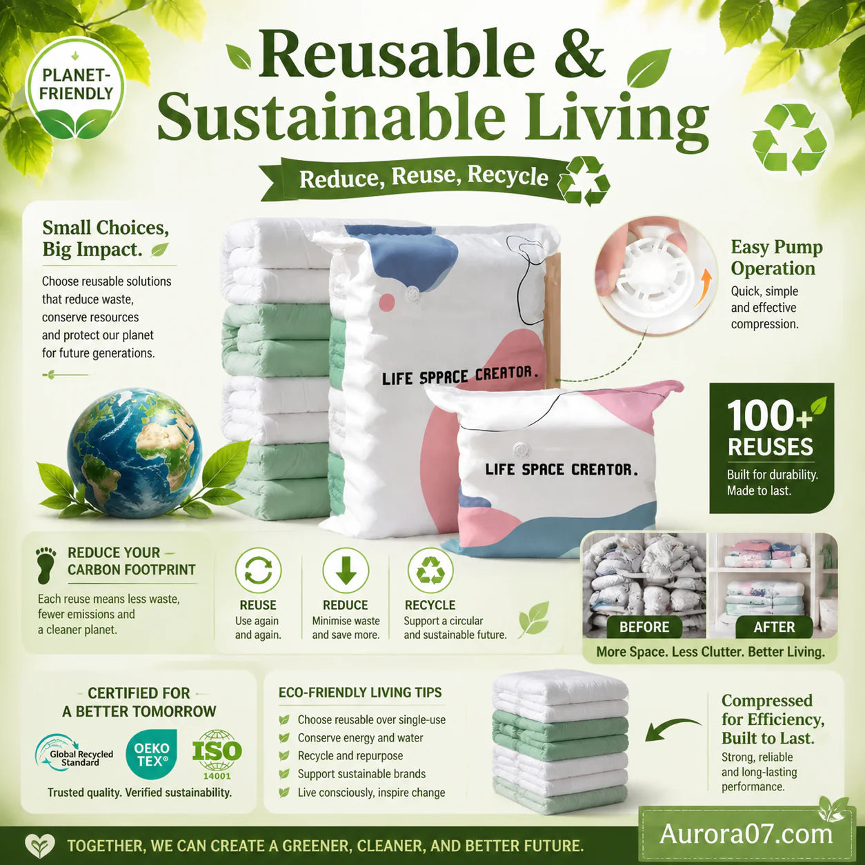 50% OFF! 🏆powerstep® No‑Pump Vacuum Storage Bags – Press & seal, no pump needed.