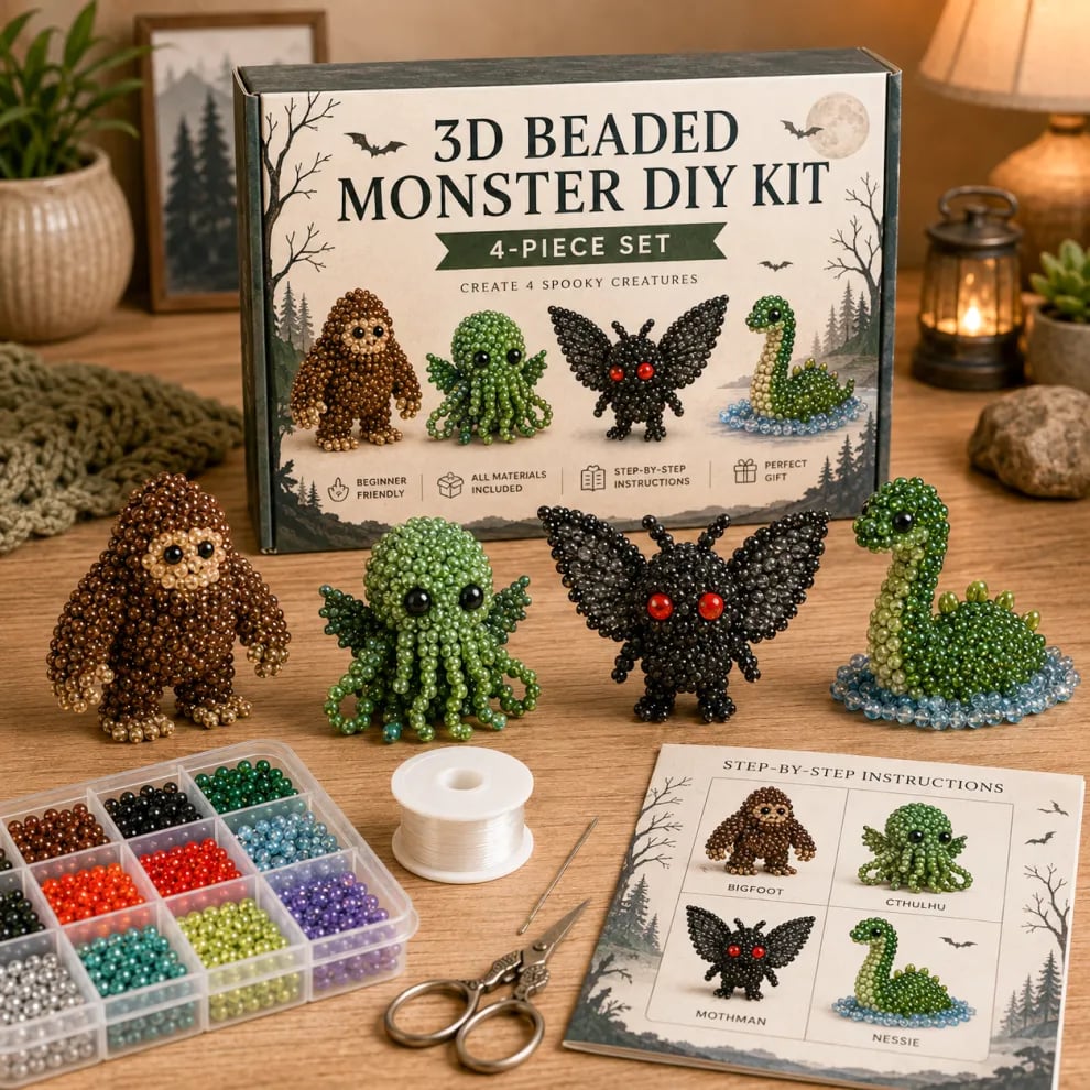 🏆Limited Time Sale 49% OFF🧵🗽❤️❤️❤️Petite 3D Beaded Animal Craft Kit
