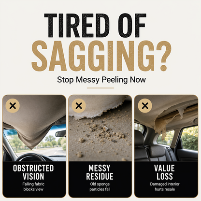 🚗 Fix Your Car’s Sagging Headliner in Minutes 🔧
