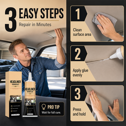 🚗 Fix Your Car’s Sagging Headliner in Minutes 🔧