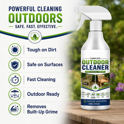 🌧️🏡 Spray nettoyant polyvalent jardin, supprime algues et noirceurs, adapté sols, façades et clôtures en bois
